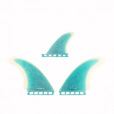 QUILLAS DE SURF CAPTAIN FIN TYLER WARREN TWIN + TRAILER SINGLE TAB TURQUESA